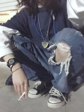 meさん（レディース・159cm）の秋コーディネート