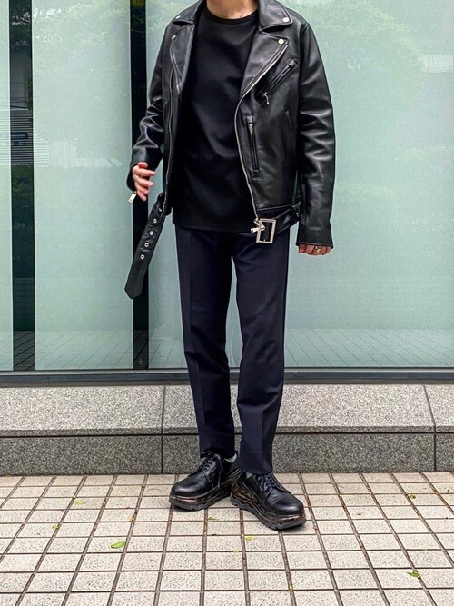 pt_men（UNITED TOKYO MENS 新宿）｜UNITED TOKYOのライダースジャケットを使ったコーディネート - WEAR
