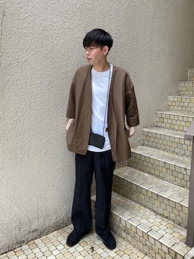 「PUBLIC TOKYO（パブリックトウキョウ）のアイテム（財布/小物）」を使った、pt_menさん（メンズ・170cm）の夏コーディネート