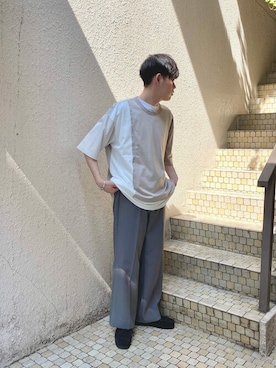 「PUBLIC TOKYO（パブリックトウキョウ）のアイテム（財布/小物）」を使った、pt_menさん（メンズ・170cm）の夏コーディネート