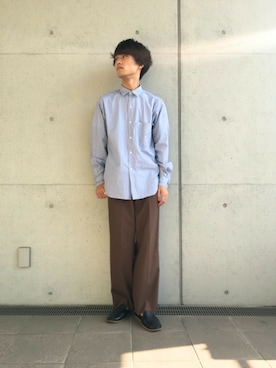 「熊本」｜EZAKIさん（メンズ・173cm）の春コーディネート