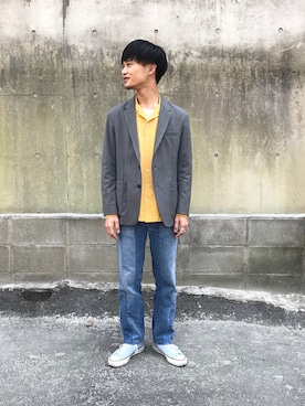 EZAKIさん（メンズ・173cm）の春コーディネート