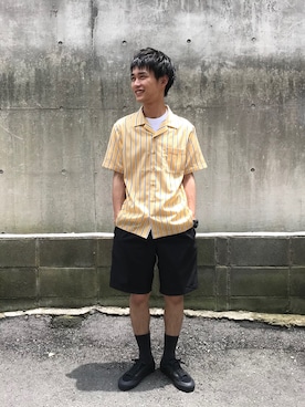 「cellar door」｜「アイテム（スニーカー）」を使った、EZAKIさん（メンズ・173cm）の夏コーディネート