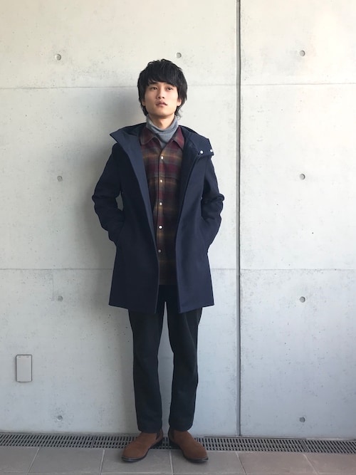 セール】PONTETORTO メルトンフードコート（ダッフルコート）｜ADAM ET