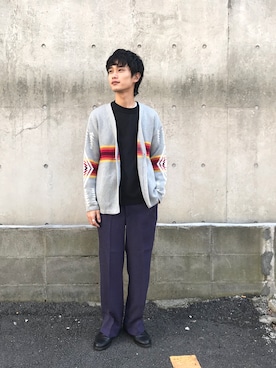 「熊本」｜EZAKIさん（メンズ・173cm）の冬コーディネート