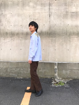 「熊本」｜EZAKIさん（メンズ・173cm）の春コーディネート