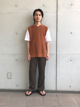 「熊本」｜EZAKIさん（メンズ・173cm）の夏コーディネート