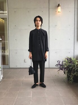 「cellar door」｜「アイテム（バッグ）」を使った、EZAKIさん（メンズ・173cm）の秋コーディネート