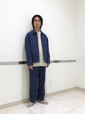 「熊本」｜EZAKIさん（メンズ・173cm）の秋コーディネート