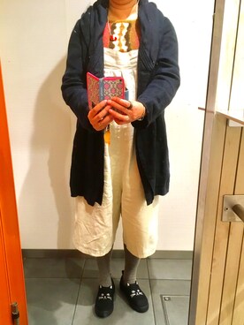 「pas de calais（パドカレ）のアイテム（ジャケット/アウター）」を使った、cava_oui!さん（レディース・167cm）の冬コーディネート