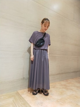 「patagonia」｜「アイテム（ワンピース/ドレス）」を使った、nanaさん（レディース・153cm）の夏コーディネート