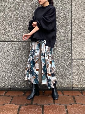 PUBLIC TOKYO EC W｜yukisugasawa使用「UNITED TOKYO（フラットシーママルチプルオーバー）」的時尚穿搭