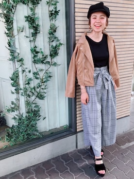 みょん／ALAND STAFFさん（レディース・163cm）の夏コーディネート