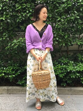 みょん／ALAND STAFFさん（レディース・163cm）の夏コーディネート