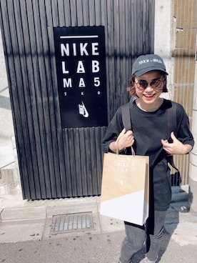 「off white（オフホワイト）のアイテム」を使った、みょん／ALAND STAFFさん（レディース・163cm）の夏コーディネート