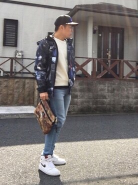 「SEVENDAYS=SUNDAY（セブンデイズサンデイ）のアイテム（バッグ）」を使った、seiさん（メンズ・172cm）の春コーディネート