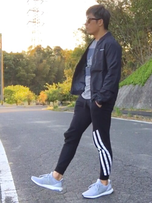Sei Adidasのナイロンジャケットを使ったコーディネート Wear