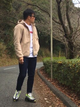 「シュプリーム」｜「アイテム（その他アウター）」を使った、seiさん（メンズ・172cm）の冬コーディネート