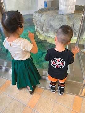 MICHIKAさん（キッズ・90cm）の春コーディネート