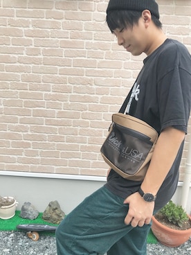 「コードュロイパンツ」｜ひさん（メンズ・173cm）の秋コーディネート