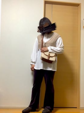 「ビスチェコーデ」｜kanさん（レディース・165cm）の秋コーディネート