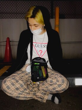 「Faith（-）のアイテム（パンツ）」を使った、waizumiさん（メンズ・168cm・20代）の春コーディネート