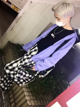 「Faith（-）のアイテム（パンツ）」を使った、waizumiさん（メンズ・168cm・20代）の春コーディネート