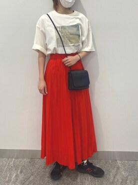 赤スカート の人気ファッションコーディネート 季節 6月 8月 Wear