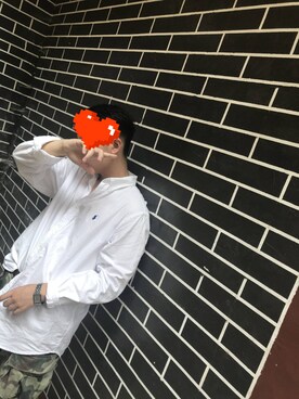 「OBEY（オベイ）のアイテム（パンツ）」を使った、罗不思爱读诗さん（メンズ・175cm）の秋コーディネート