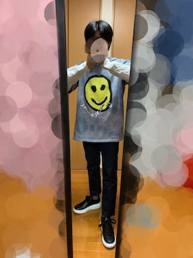 「MISBHV（ミスビヘイブ）のアイテム」を使った、アミアパスミさん（メンズ・163cm）の春コーディネート