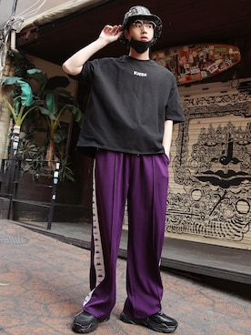 「Kappa（カッパ）のアイテム」を使った、-さん（メンズ・178cm）の春コーディネート