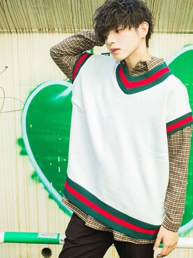 「BASQUE magenta（バスクマゼンタ）のアイテム」を使った、basquemagentaさん（メンズ・180cm）の秋コーディネート