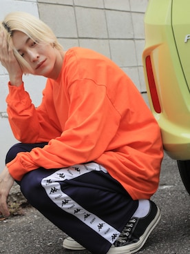 「Kappa（カッパ）のアイテム」を使った、-さん（メンズ・170cm）の秋コーディネート