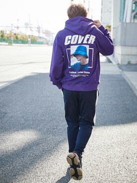 「BASQUE magenta（バスクマゼンタ）のアイテム」を使った、basquemagentaさん（メンズ・180cm）の冬コーディネート