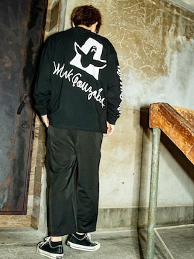 「Mark Gonzales（マーク・ゴンザレス）のアイテム」を使った、-さん（メンズ・180cm）の冬コーディネート