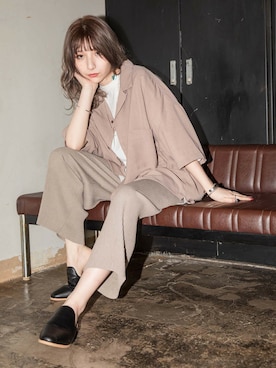 「BASQUE magenta（バスクマゼンタ）のアイテム」を使った、basquemagentaさん（レディース・161cm）の春コーディネート
