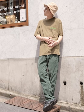 「BASQUE magenta（バスクマゼンタ）のアイテム」を使った、basquemagentaさん（メンズ・176cm）の夏コーディネート