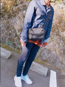 「オシャレパッソ」｜「アイテム（デニムジャケット）」を使った、nobuさん（メンズ・165cm）の秋コーディネート