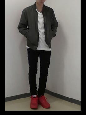 「SRIVER（スリヴァー）のアイテム」を使った、nobuさん（メンズ・165cm）の冬コーディネート