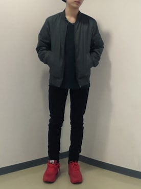 「SRIVER（スリヴァー）のアイテム」を使った、nobuさん（メンズ・165cm）の秋コーディネート