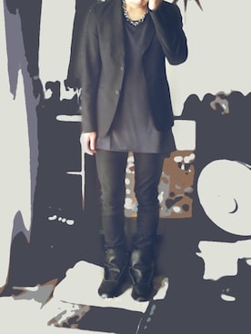 「SRIVER（スリヴァー）のアイテム」を使った、nobuさん（メンズ・165cm）の秋コーディネート