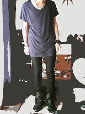 「RickOwens×adidas」｜nobuさん（メンズ・165cm）の夏コーディネート