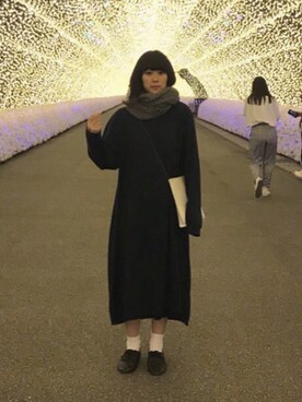 「Kagari Yusuke（カガリユウスケ）のアイテム」を使った、marikoさん（レディース・158cm）の秋コーディネート