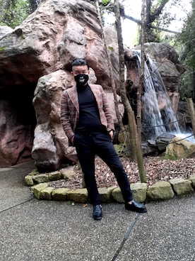 「THE WH（ザ　ダブルエイチ）のアイテム」を使った、車輪さん（メンズ・162cm）の秋コーディネート