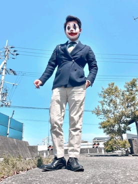 「C＋（シープラス）のアイテム」を使った、車輪さん（メンズ・162cm）の春コーディネート