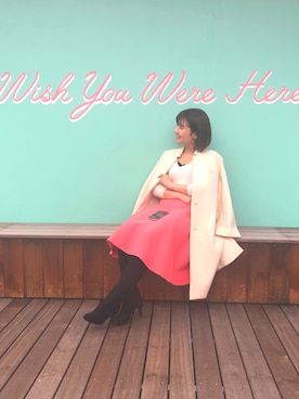 「BCBGeneration（ビーシービージェネレーション）のアイテム」を使った、Hiromi Nakamoriさん（レディース・158cm）の春コーディネート