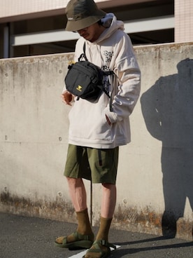 「アイテム（バッグ）」を使った、Kato-Aさん（メンズ・165cm・40代）の春コーディネート