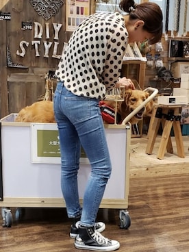 真の青さん（レディース・170cm）の秋コーディネート