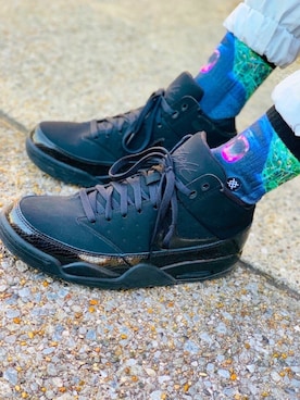 「NIKE（ナイキ）のアイテム（スニーカー、ブラック系）」を使った、かずやくんさん（メンズ・175cm）の夏コーディネート