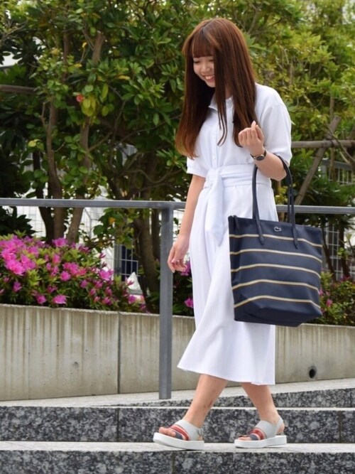 Remi Lacoste 横浜joinus店 Lacosteのワンピースを使ったコーディネート Wear